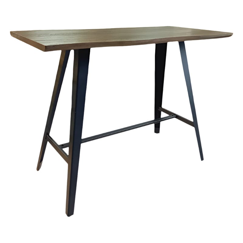 FOUR CORNERS HOME BAR TABLE Home Luca Bar Table with Black Metal Legs (7896211554393)