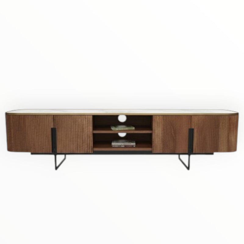 FOUR CORNERS HOME MEDIA UNIT TABLE Home Dylan Mango Wood Media Unit