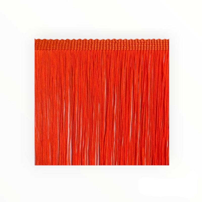 FRINGING HABBY Orange Spaghetti Fringe Trim 50 cm (7758323908697)
