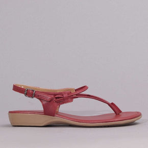 Froggie Sandals Size 3 Spaghetti Strap Sandal Red (7288619827289)