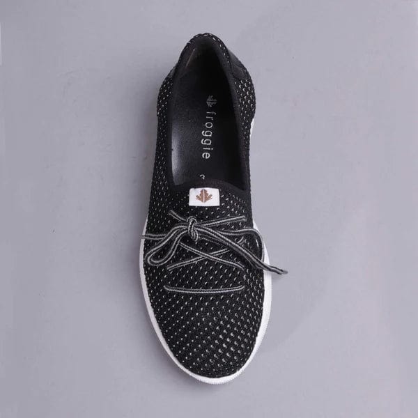 Froggie Sneaker Froggie  Ladies Shoes Black (7293617733721)