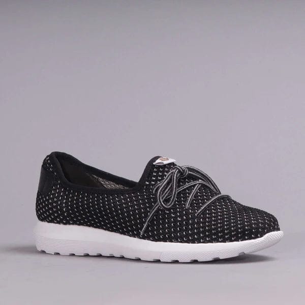 Froggie Sneaker Froggie  Ladies Shoes Black (7293617733721)