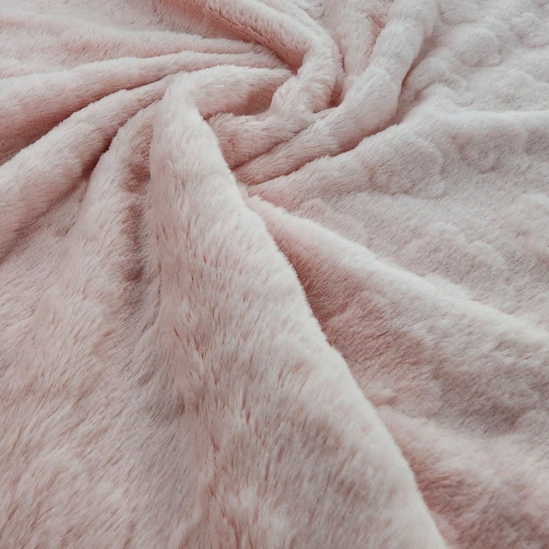 FUR Fur Throw Fur Fabric Clouds 150cm (7515670642777)