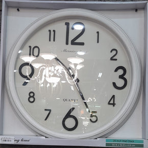 Furniture and decor furniture & decor Wall Clock Andy White XYM-2609 (7295223005273)