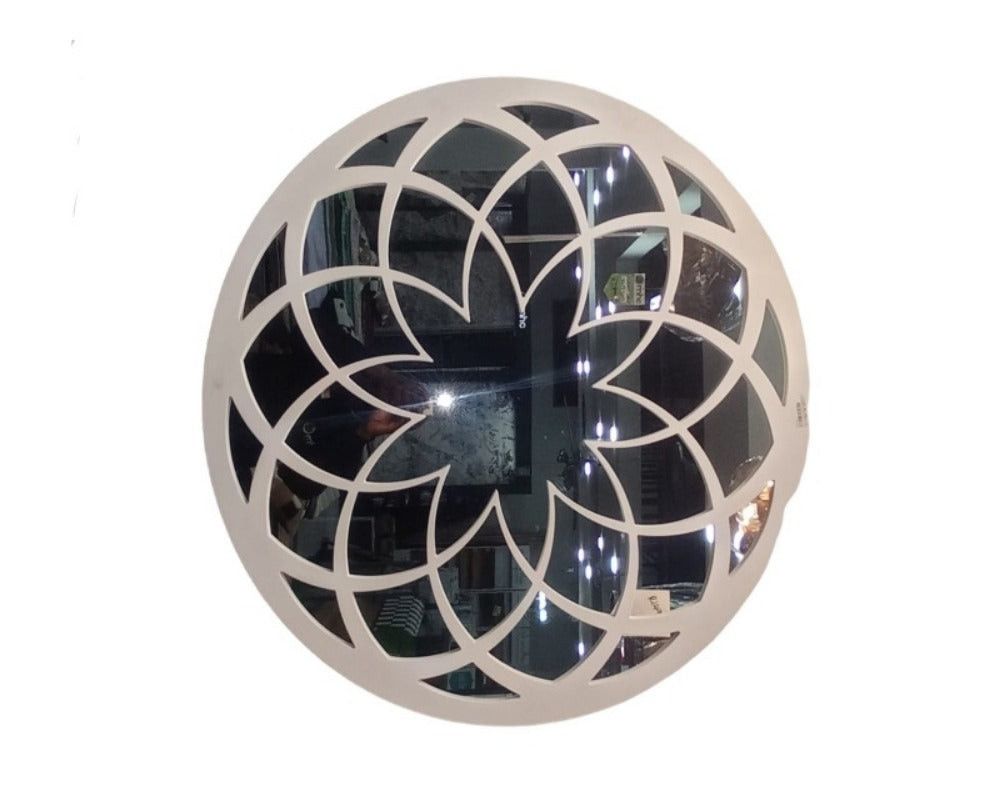 Furniture and decor Home decor Round Marlie Mirror White