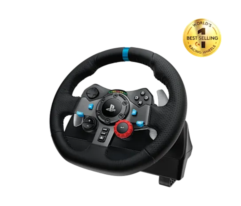 Logitech(R) G29 Driving Force Racing Wheel and Pedals for PS & PC.