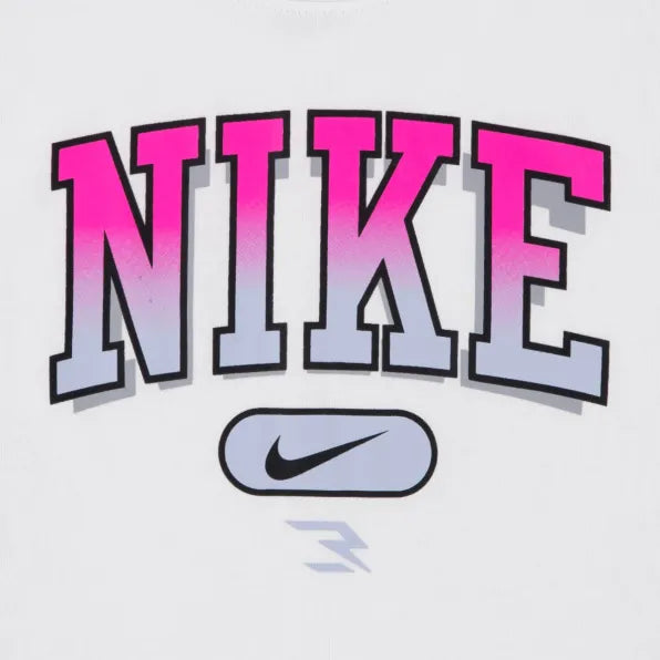 Nike Girls Pillbox T-Shirt-White 0074981.