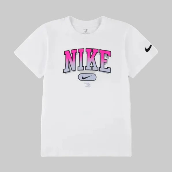 Nike Girls Pillbox T-Shirt-White 0074981.