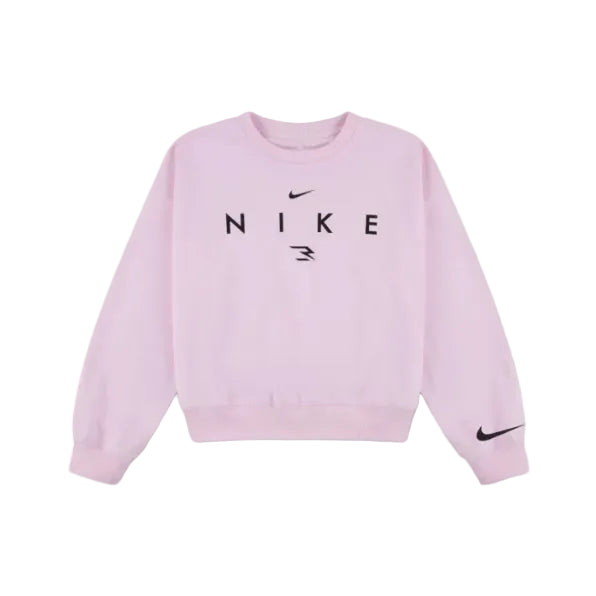Nike Girls Graphic Sweatshirt-Pink Foam 0074987