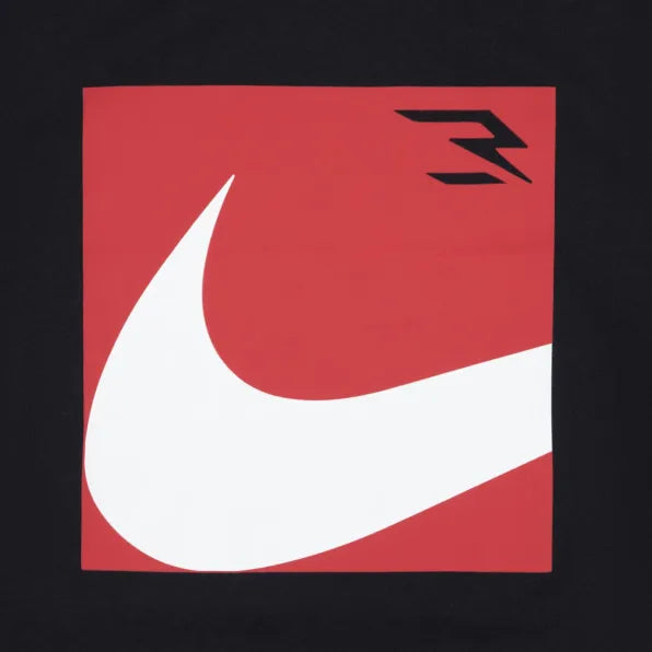 Nike 3BRAND by Russell Wilson Boxed Swoosh Tee-Black 0074933