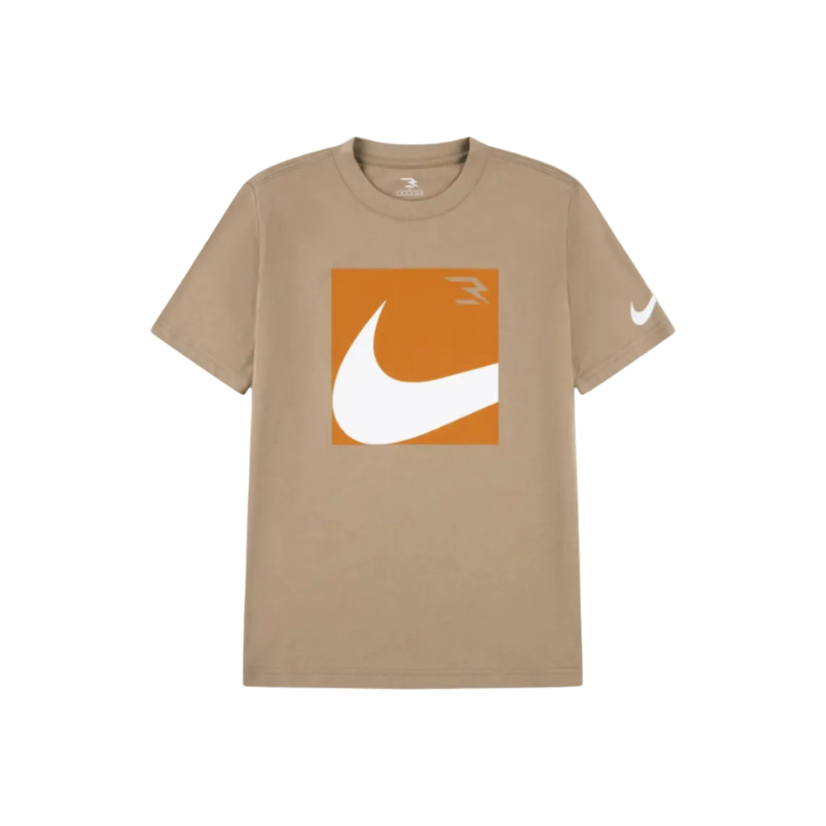 Nike 3BRAND by Russell Wilson Boxed Swoosh Tee-Hemp 0074935