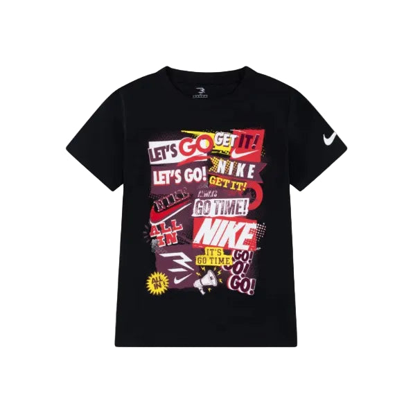 Nike Boys Collage T-Shirt-Black 0074936