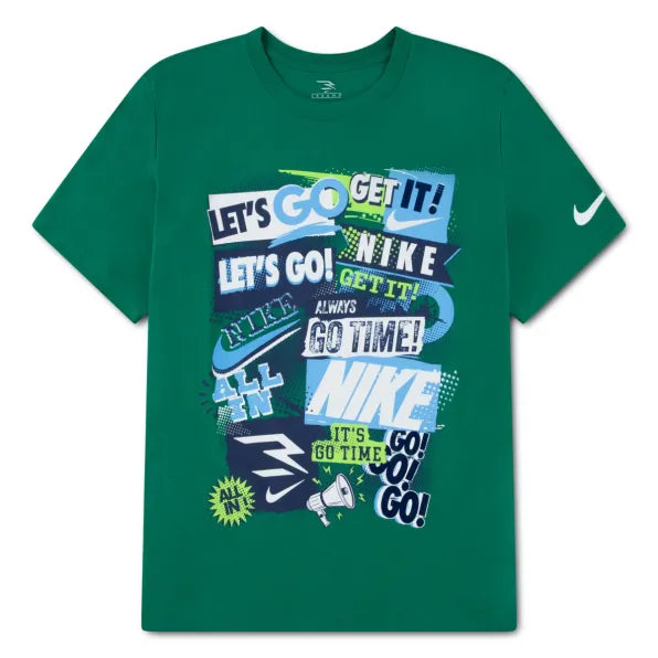 Nike 3BRAND by Russell Wilson Collage Tee-Malachite 0074937