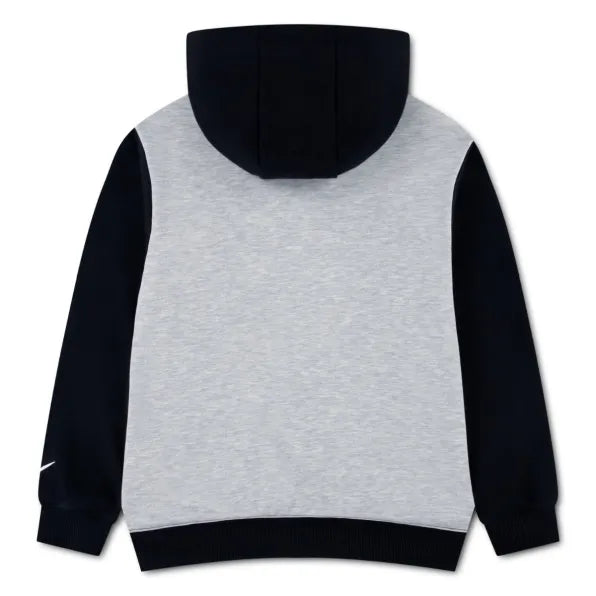 Nike Boys Vintage French Terry Hoodie-Grey And Black 0074948.