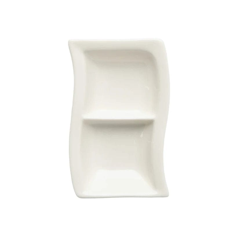 Galateo Dinner Plate Galateo Square 2-Divided Dish 11cm ST-0000085 (7885243646041)