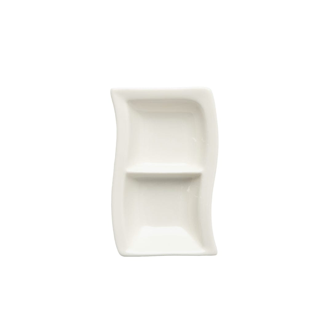Galateo Dinner Plate Galateo Square 2-Divided Dish 11cm ST-0000085 (7885243646041)