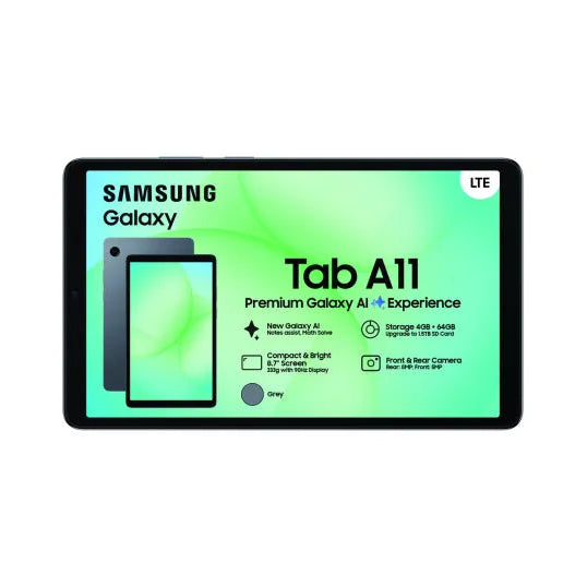 Samsung Galaxy Tab A11 64GB 4G - Gray