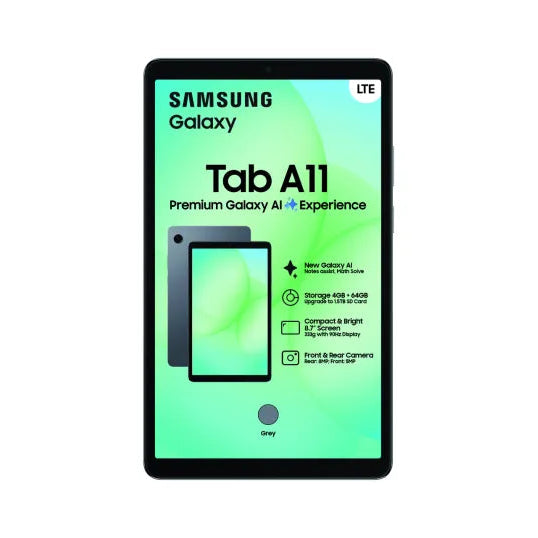 Samsung Galaxy Tab A11 64GB 4G - Gray