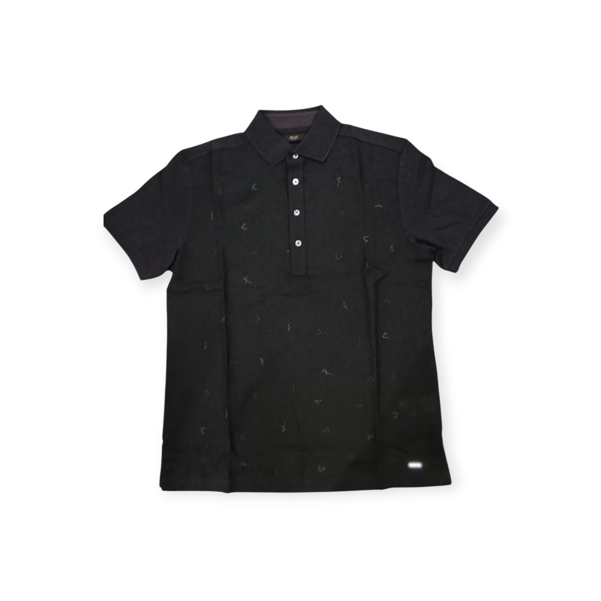 Gallus Golf T Shirt Gallus Luxury Linen Golfer Black (7894016491609)
