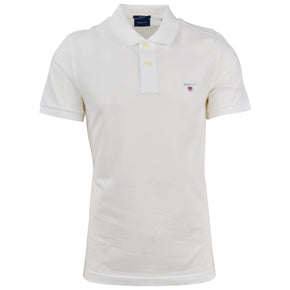 GANT Golf T Shirt Gant  Original Pique Golfer White (7441143857241)