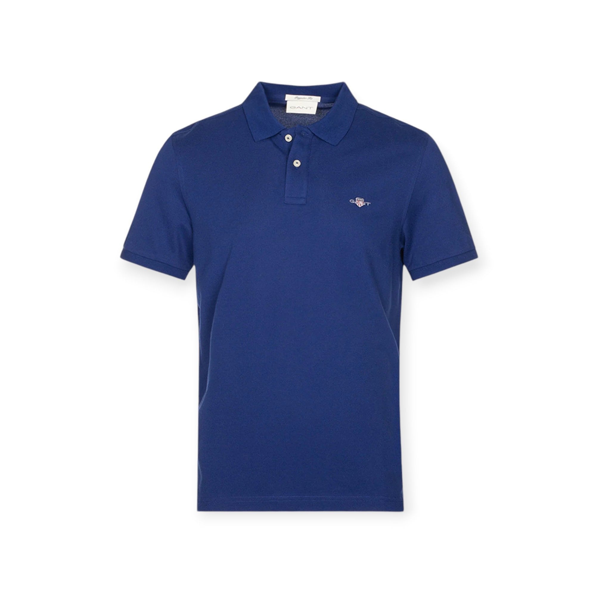 Gant Golf T Shirt Gant Regular Fit Shield Pique Golfer Light Blue (7805223862361)