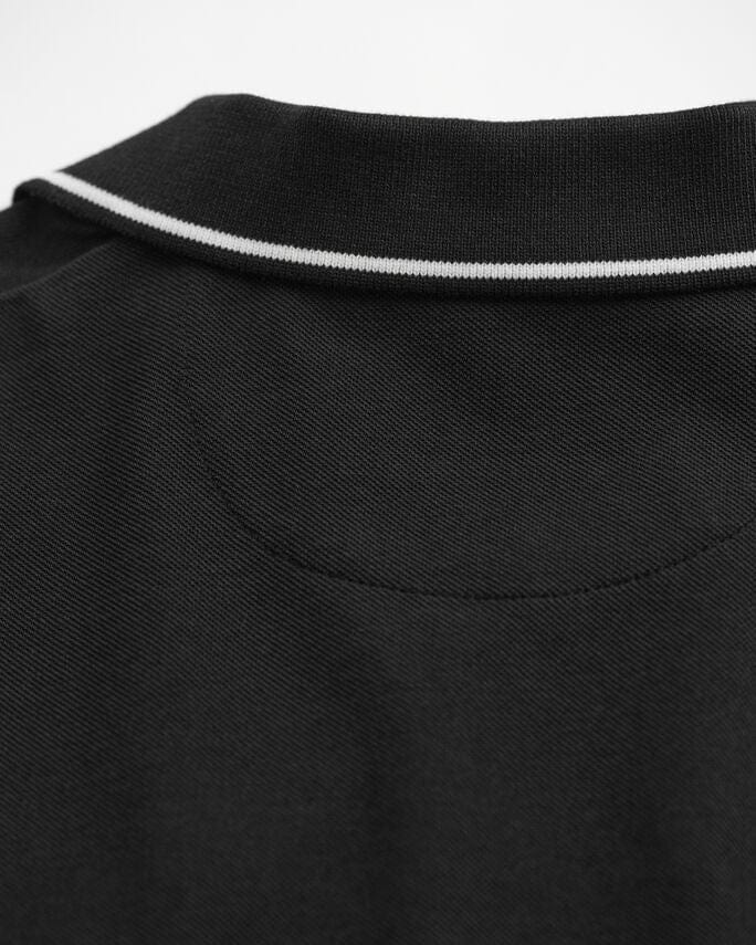 Gant Golf T Shirt Gant Regular Tipped Piqué Golfer Black