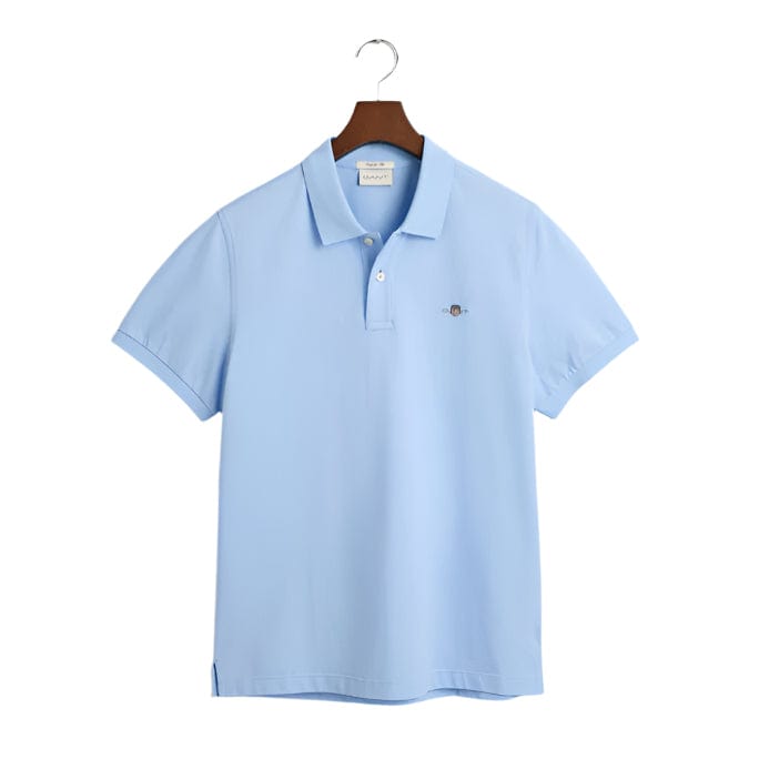 GANT Golf T Shirt S Gant Regular Fit Shield Piqué Capri Blue