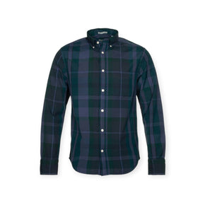 Gant Shirts S Regular Fit Garment Dyed Check Shirt Dusty Navy