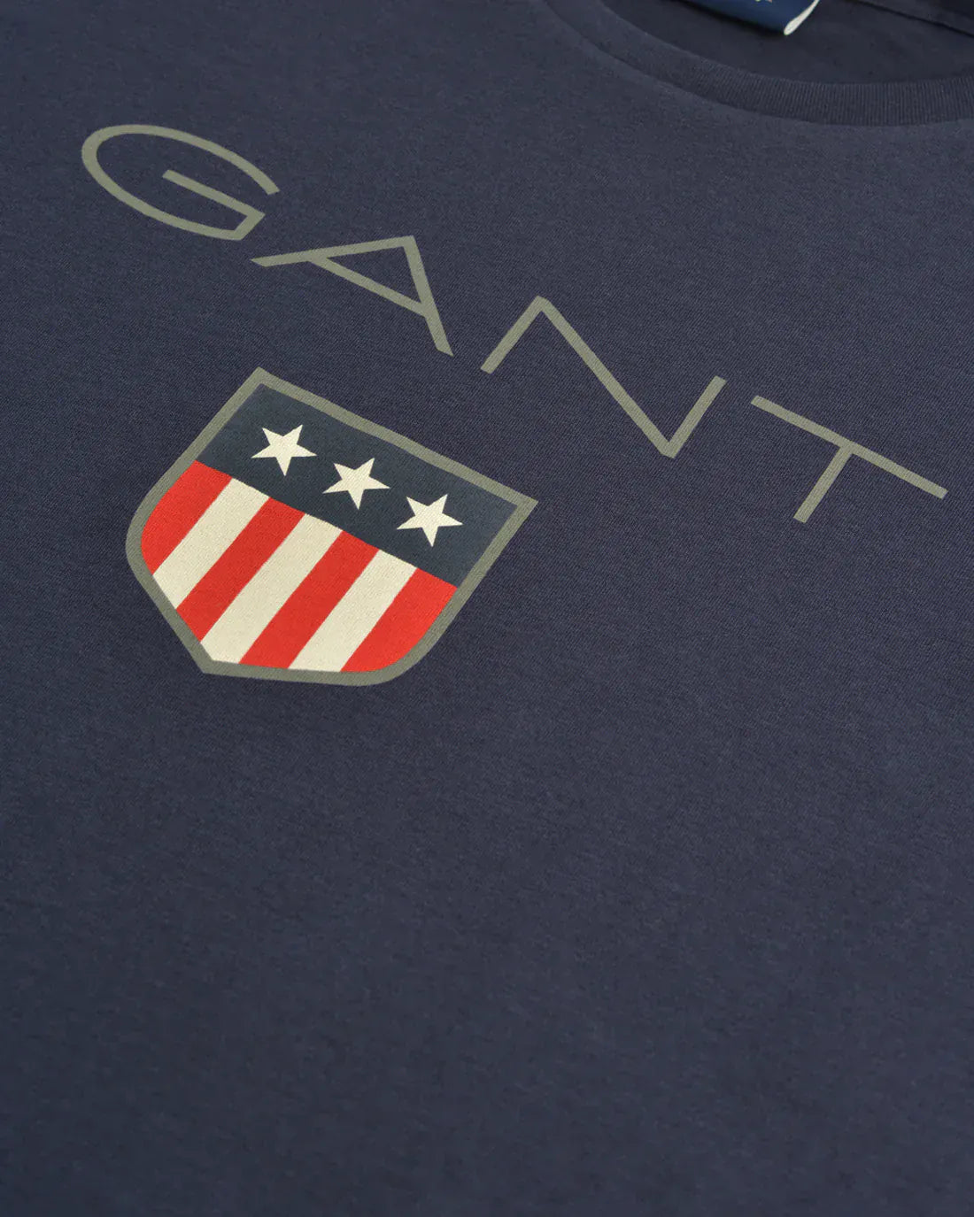 Gant T Shirt Gant Short Sleeve T Shirt Dark Blue