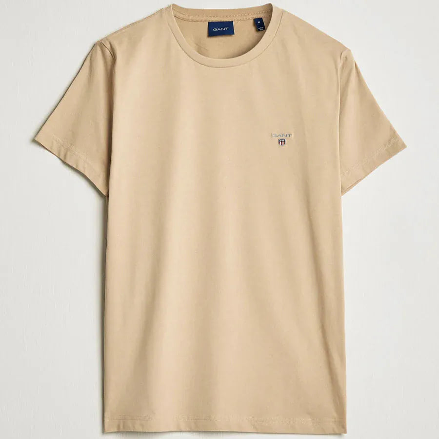 GANT T Shirt S Gant The Original T Shirt Hazelwood Biege