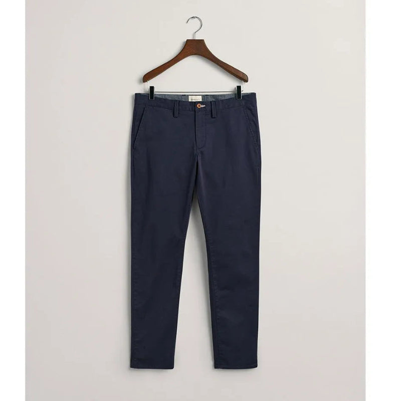 Gant Twill Slim Fit Chino Pants Marine 344552.