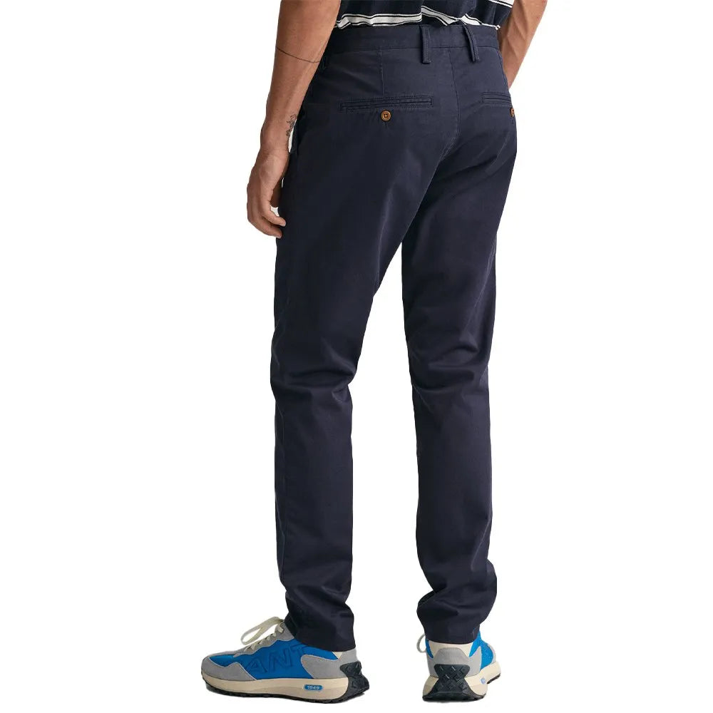 Gant Twill Slim Fit Chino Pants Marine 344552.