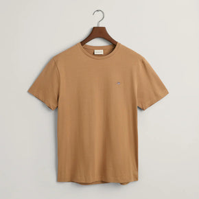 Gant Short Sleeve T Shirt Khaki (8021301887065)