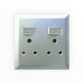 gape plugs Lear  Double Plug Silver BLES-D4S/A