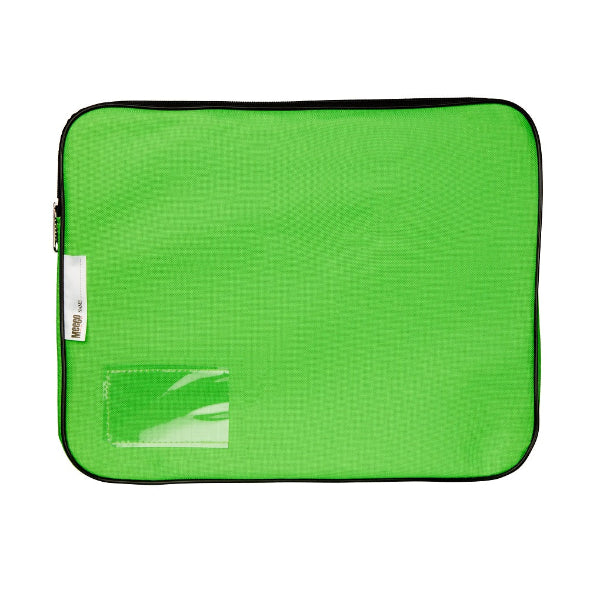 Meeco Gusset Book Bag Canvas Green