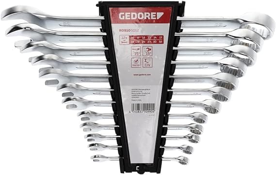 Gedore Red SPANNERS Gedore 12PC Spanner Set 10-32mm Red05012 (7475484295257)