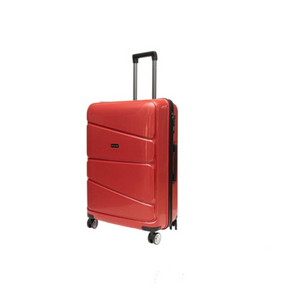 Gino De Vinci Luggage 70 CM Gino De Vinci Swirl Large Roller Case Red (7160864407641)
