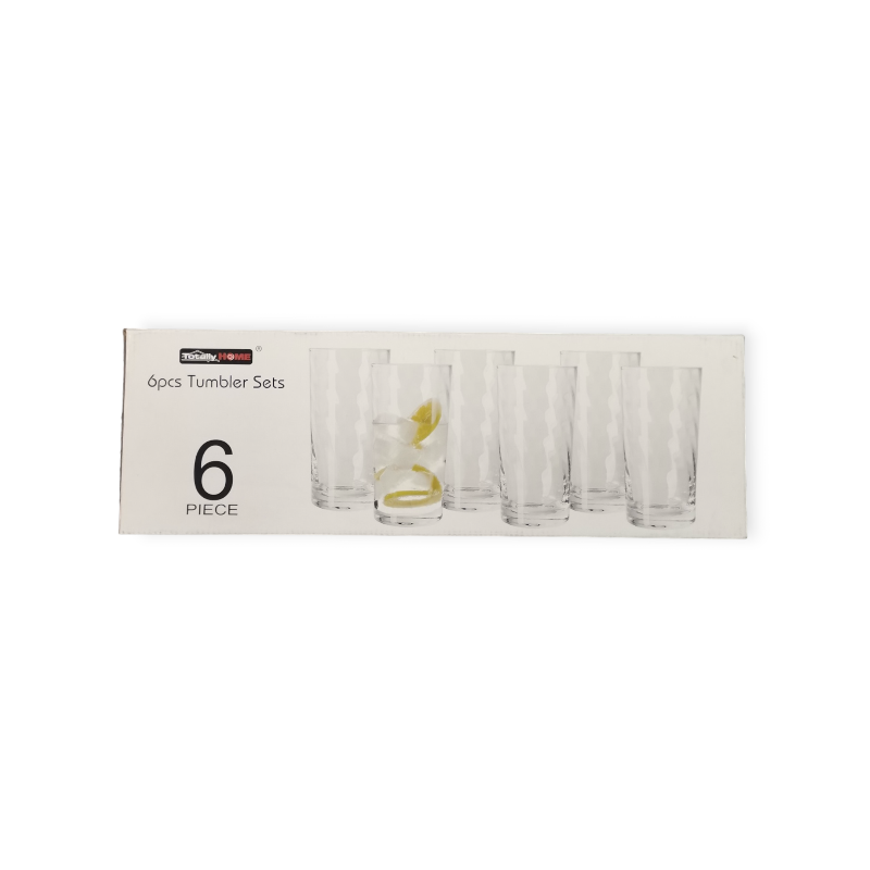 Glass Home Tumbler T.H Tumbler Glass 550ml Set Of 6 (2061762986073)
