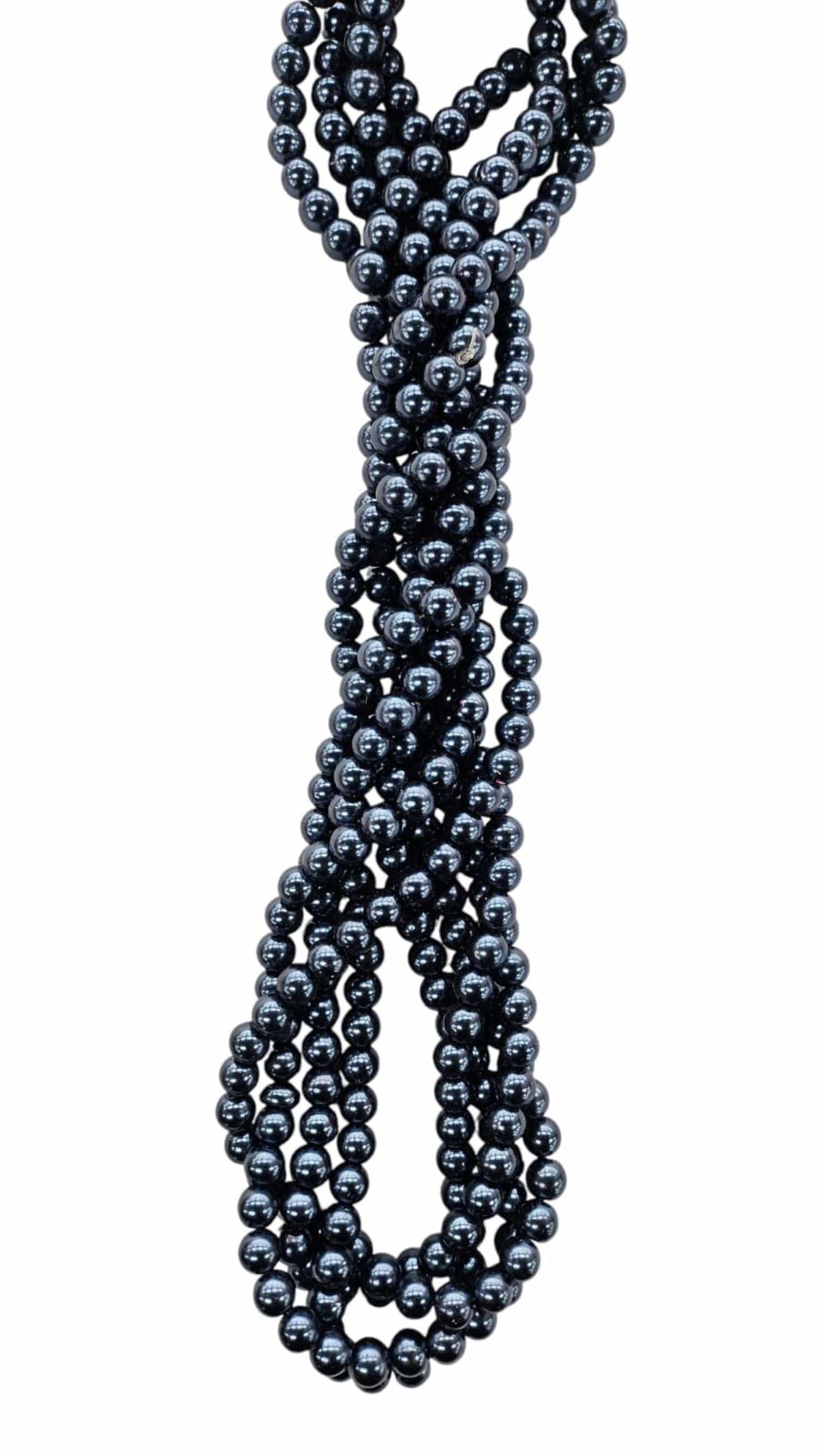 Glass Pearl Beads HABBY Navy Glass Pearl Beads 10 mm (7768488837209)