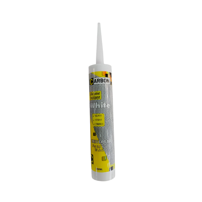GLO TOOL Silicone Silicone Sealant White 280L SIL-WHT (7916858146905)