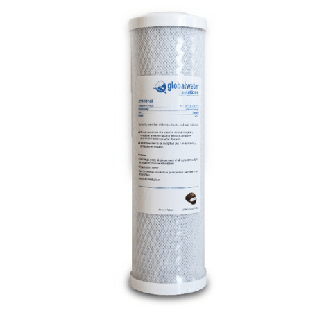 Global Water Solutions WATER DISPENSER Global Water Solutions 20" Jumbo CTO Carbon Block 5 Micron White End Caps CB2005-JWE