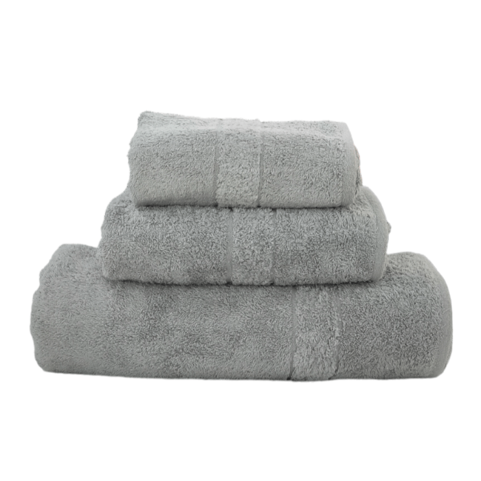 Glodina TOWEL Face Cloth 30 x 30 Silver Glodina Marathon Platinum Silver Towel 610gsm (7757282738265)