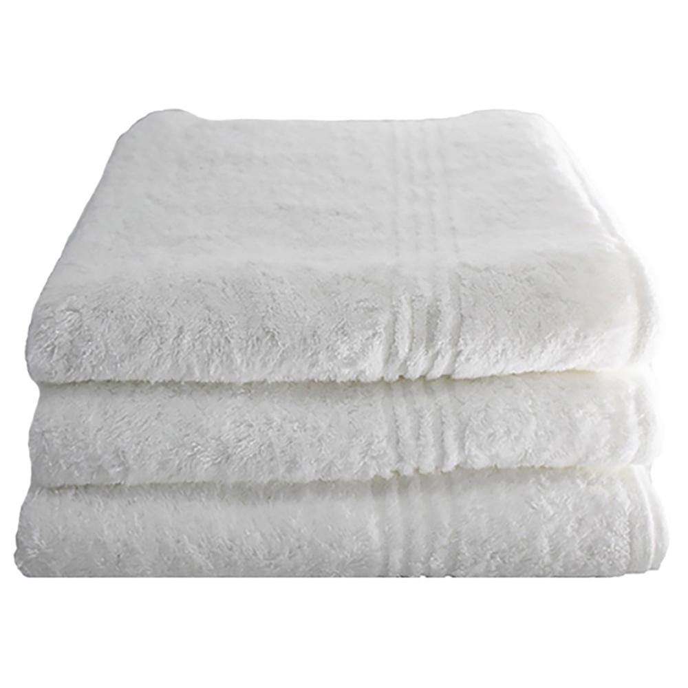 Glodina TOWEL Glodina Luxury Marathon Towel White Snag Proof 485gsm (7881067135065)