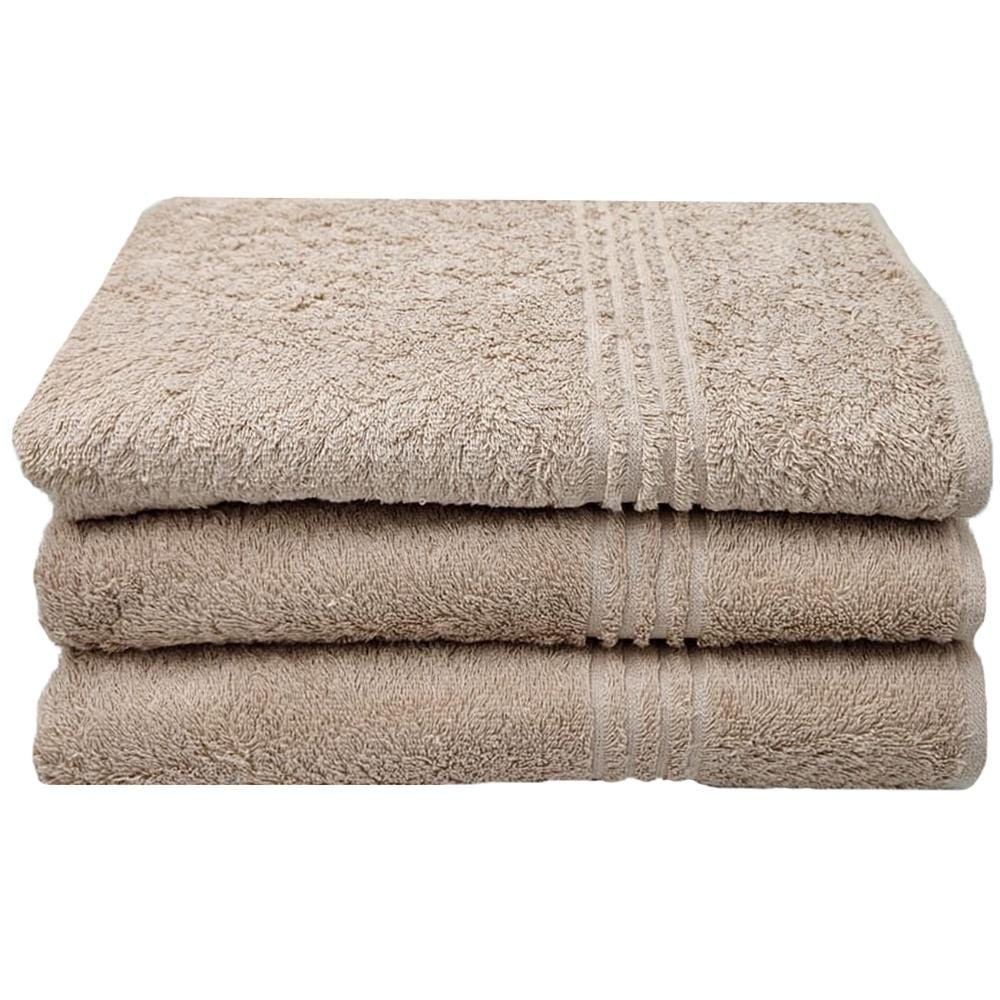 Glodina TOWEL Hand Towel  50 x 90cm Glodina Luxury Marathon Towel Beige Snag Proof 485gsm (7881069854809)
