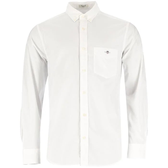 Gant Reg Poplin Mens Shirt White