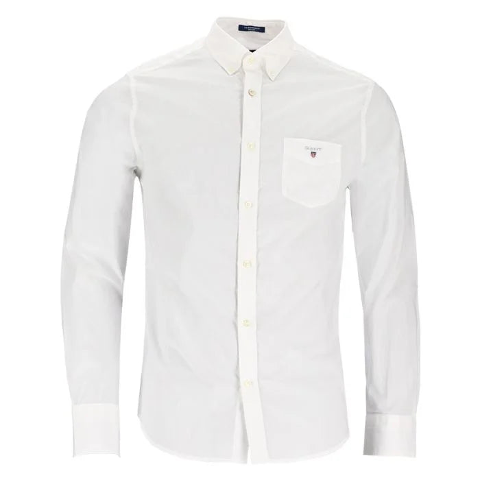 Gant Reg Poplin Mens Shirt White