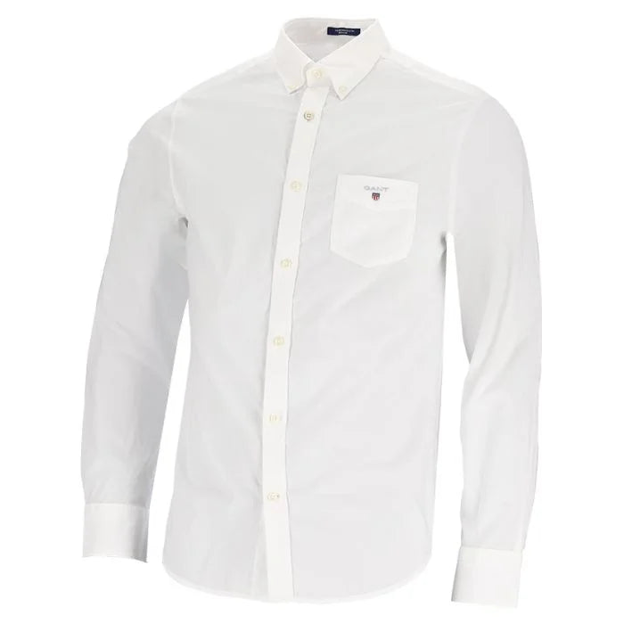 Gant Reg Poplin Mens Shirt White