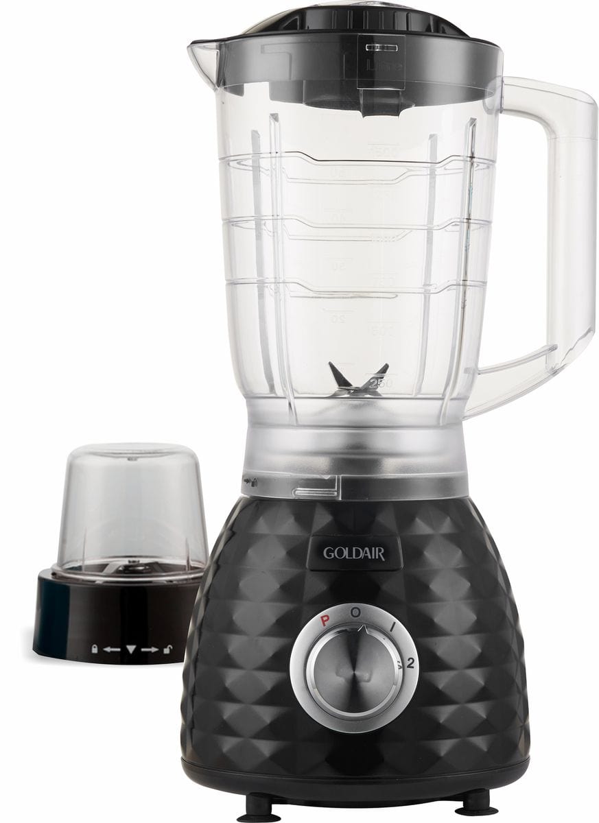 Goldair blender Goldair 1.5 Litre Diamond Blender With Grinder Stainless Steel Blades GPB-5000 (7497655287897)