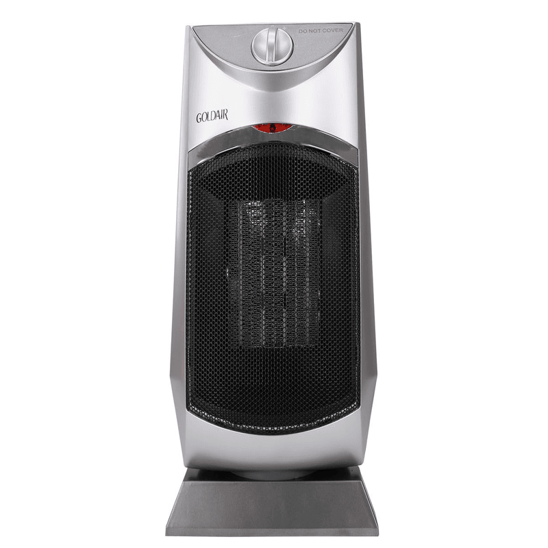Goldair FAN HEATER Goldair 1500W Grey PTC Oscillating Fan Heater  GPTC-350