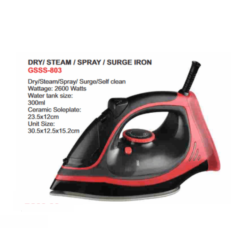 Goldair IRON Goldair Dry Steam Spray Surge Iron GSSS-803 (7498305011801)